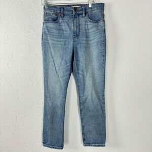 Madewell Jeans Denim The Perfect Vintage Crop Clymer Wash‎ Medium Blue Cotton